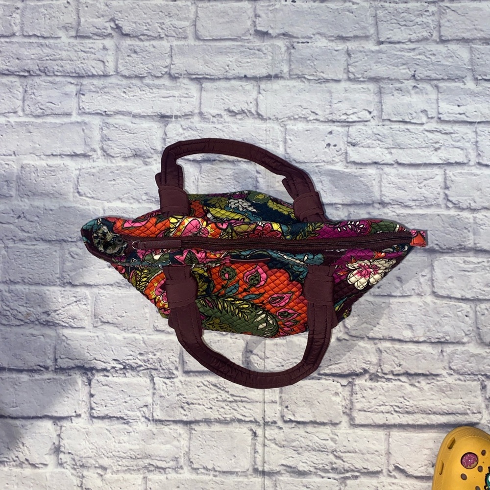 Vera Bradley Hadley East West Tote in Autumn Leaves Pattern - Picture 5 of 9